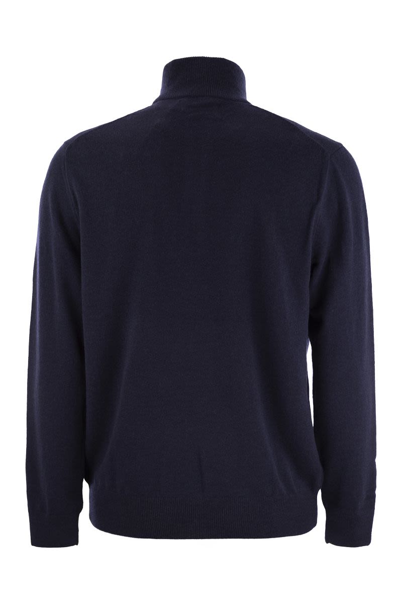 POLO RALPH LAUREN Wool Pullover with Half Zip for Men