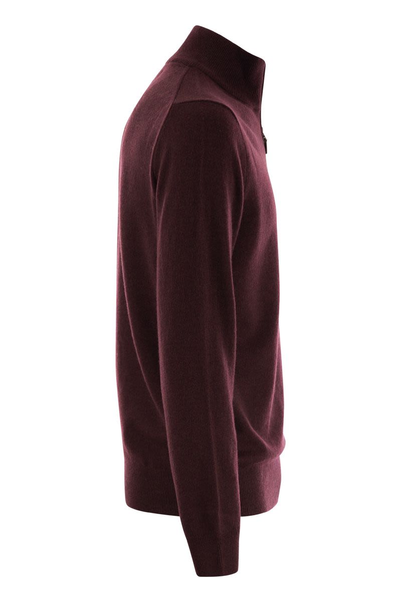 POLO RALPH LAUREN Men's Wool Sweater with Half Zip