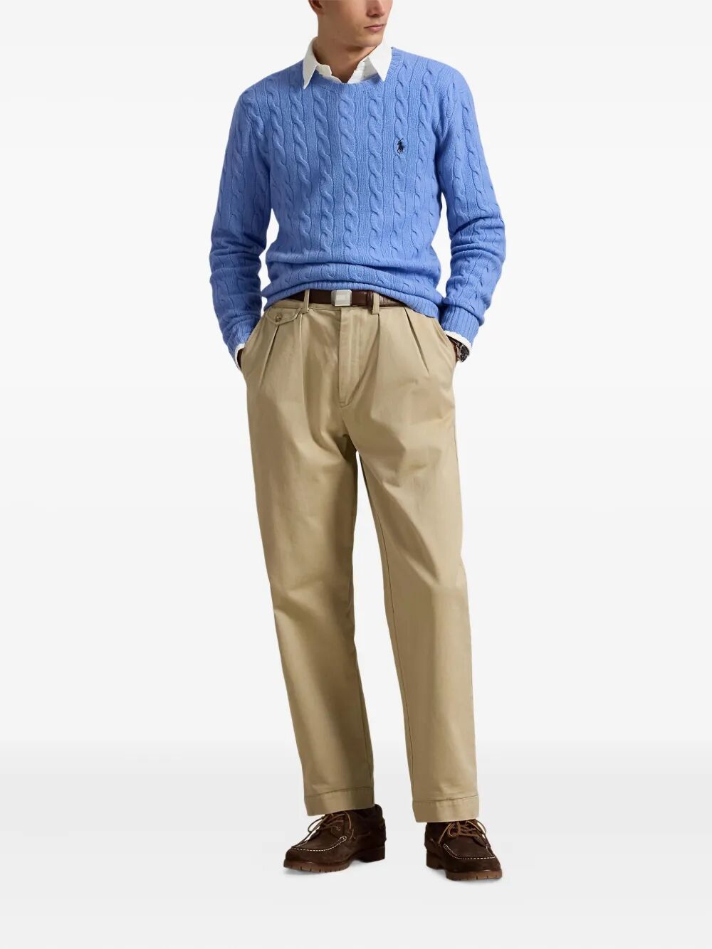 POLO RALPH LAUREN Cable-Knit Wool-Cashmere Jumper