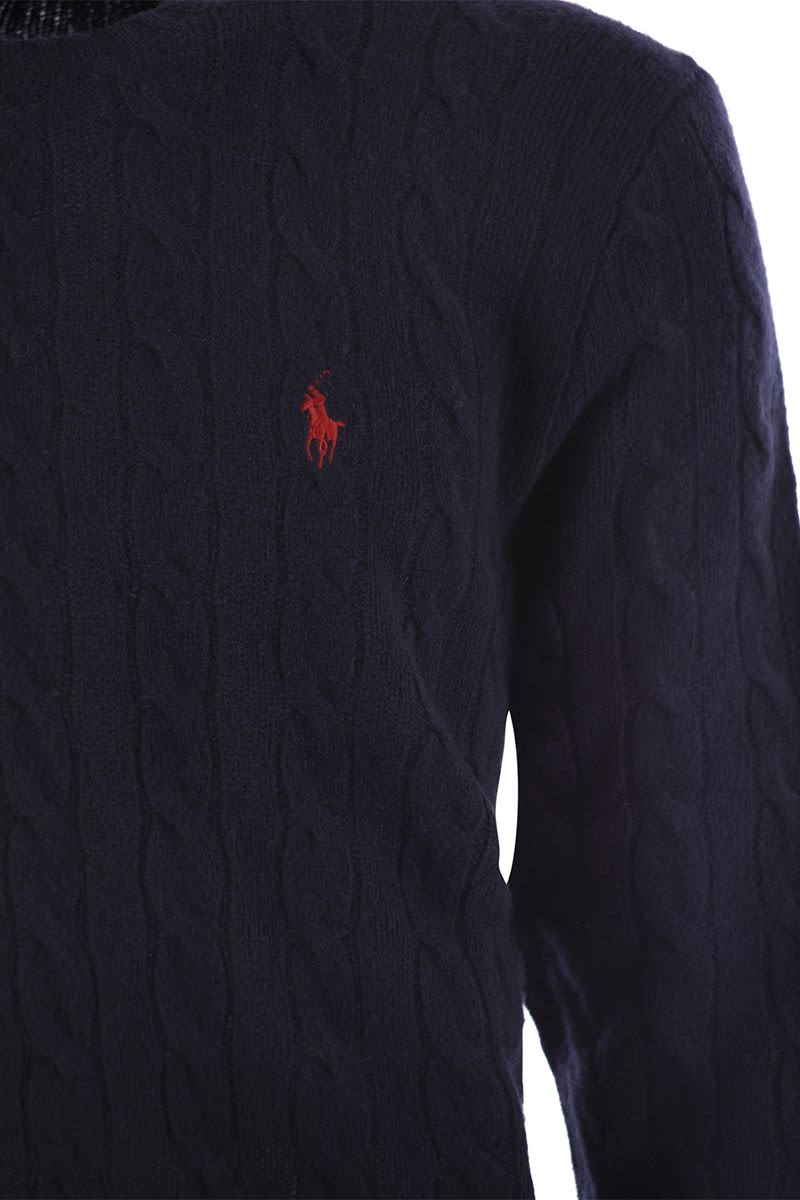 POLO RALPH LAUREN Wool and Cashmere Cable-Knit Sweater - Regular Fit