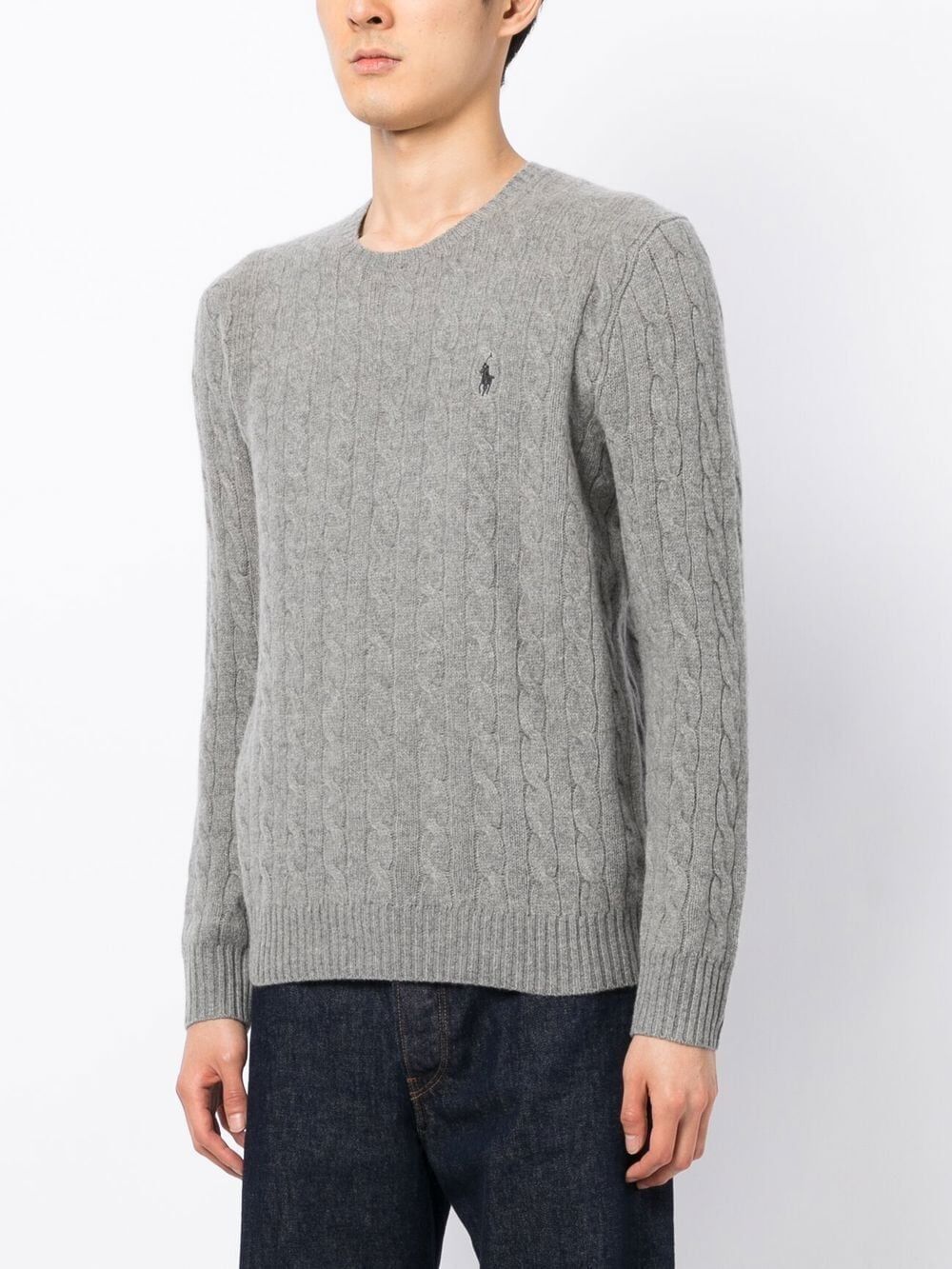 POLO RALPH LAUREN Wool and Cashmere Cable-Knit Sweater - Regular Fit