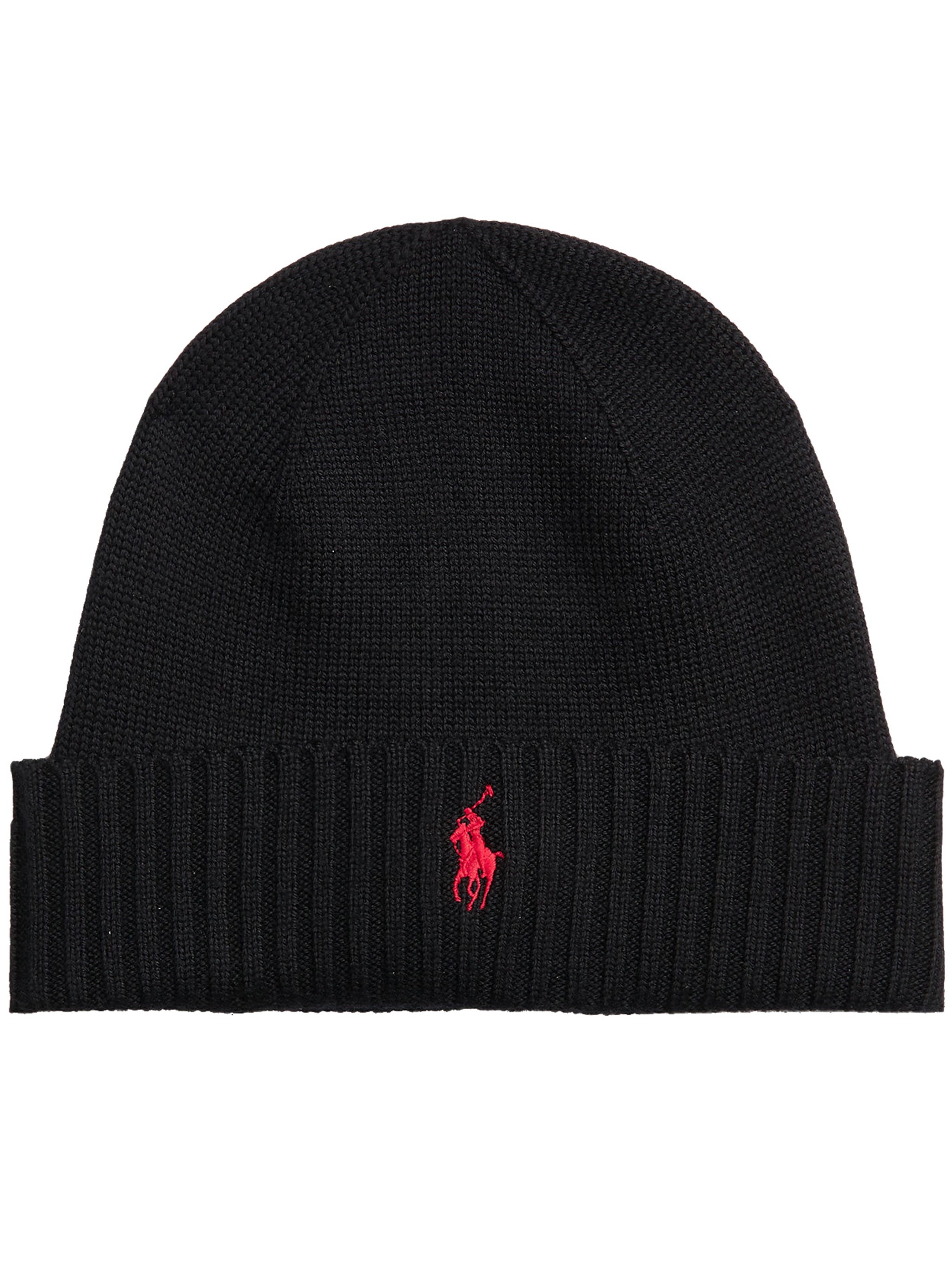 POLO RALPH LAUREN Classic Knit Beanie with Embroidered Pony