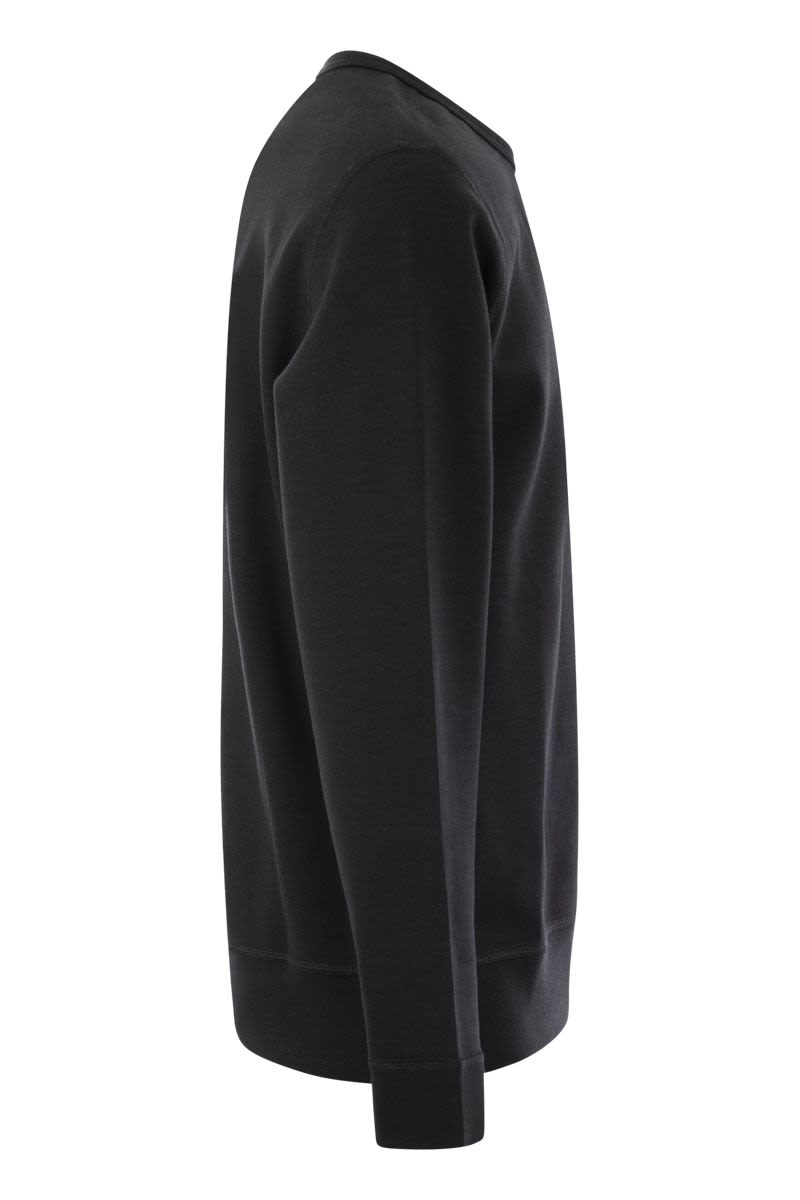 POLO RALPH LAUREN Double Knit Crew Neck Sweatshirt for Men