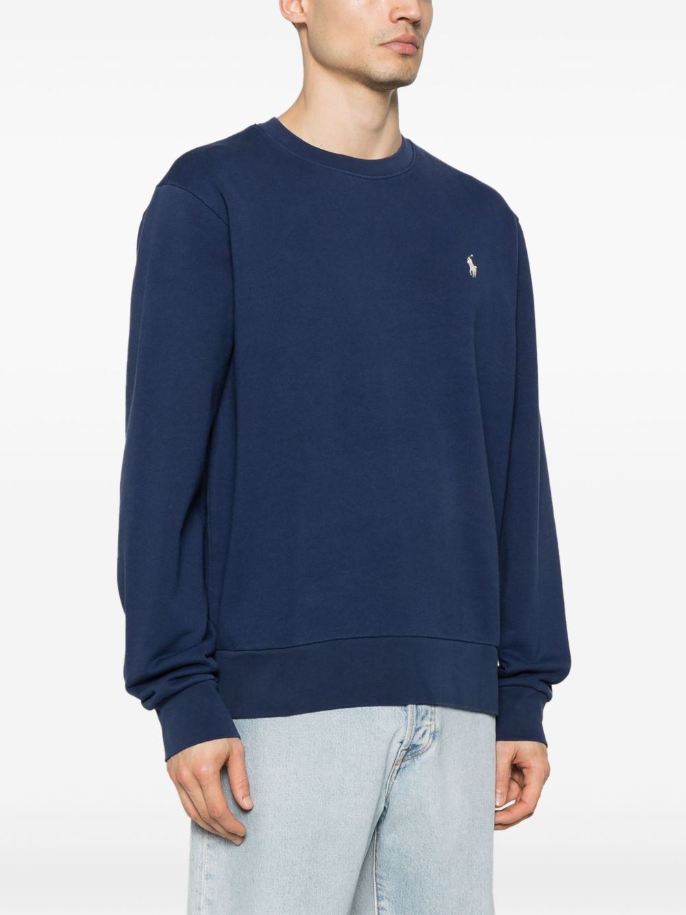 POLO RALPH LAUREN Loopback Fleece Sweatshirt - Crewneck, Size M