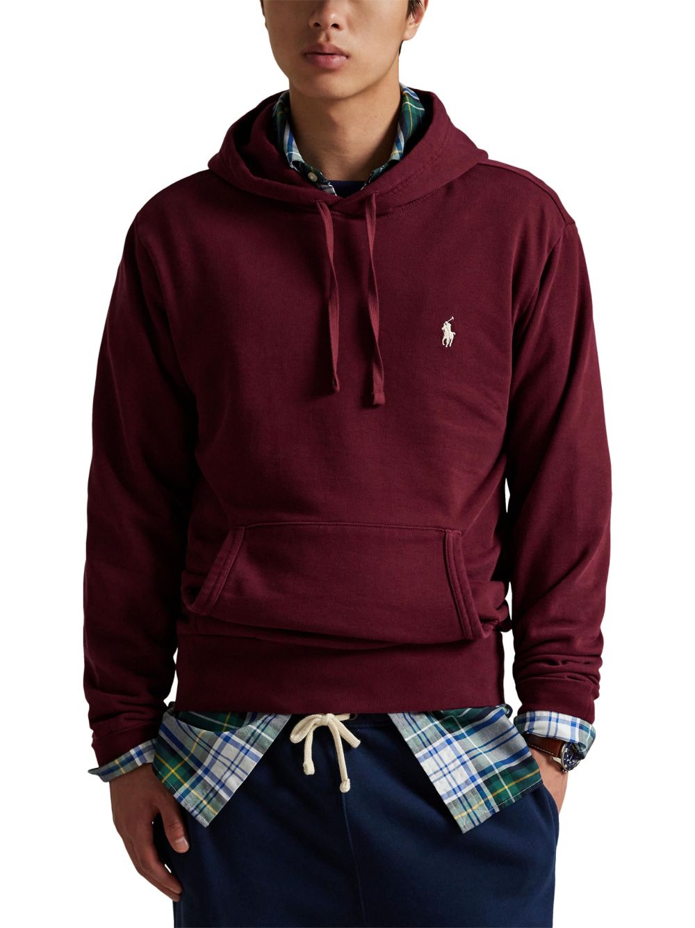 POLO RALPH LAUREN Loopback Fleece Hoodie for Men - Size M