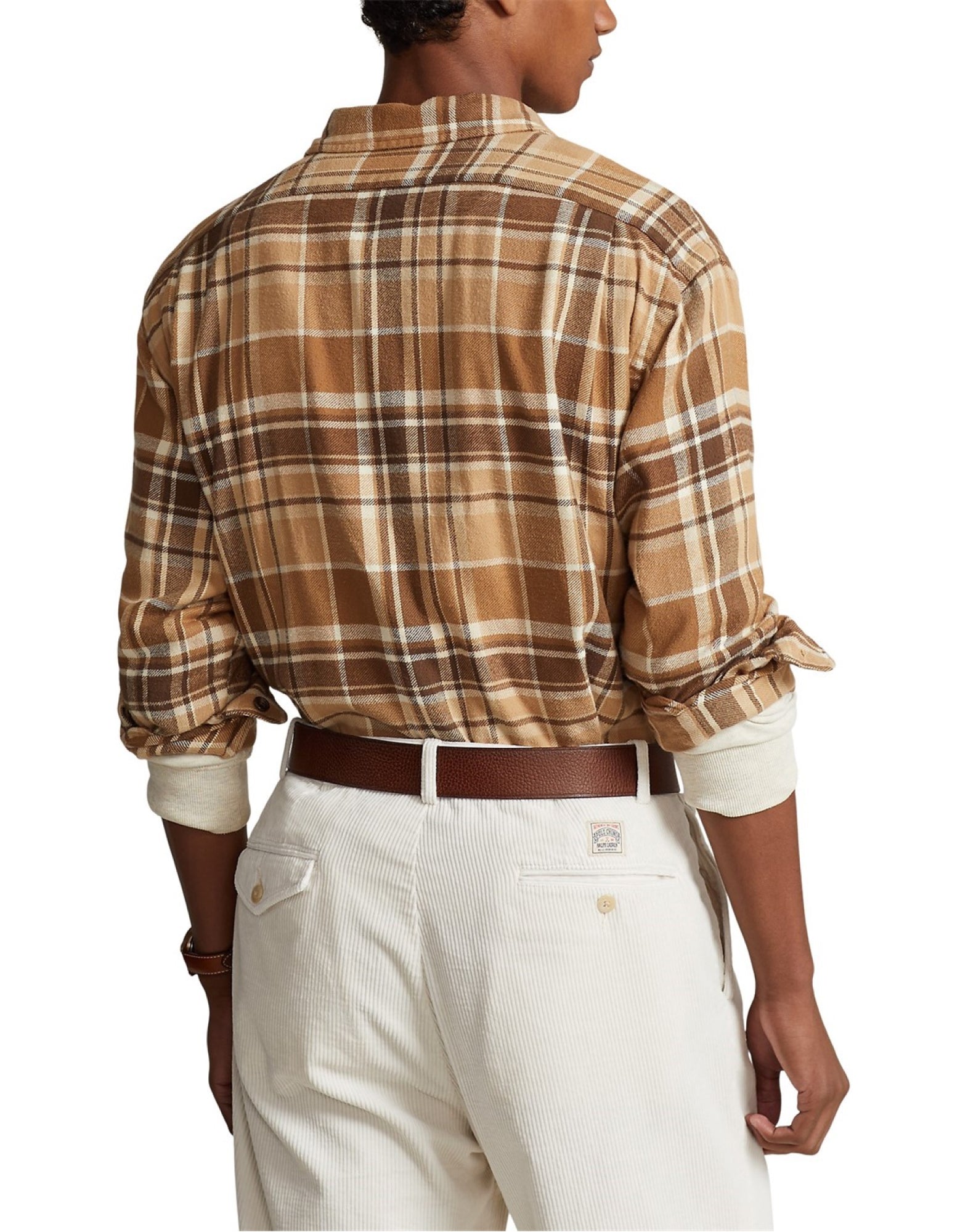 POLO RALPH LAUREN Plaid Brushed Cotton Shirt