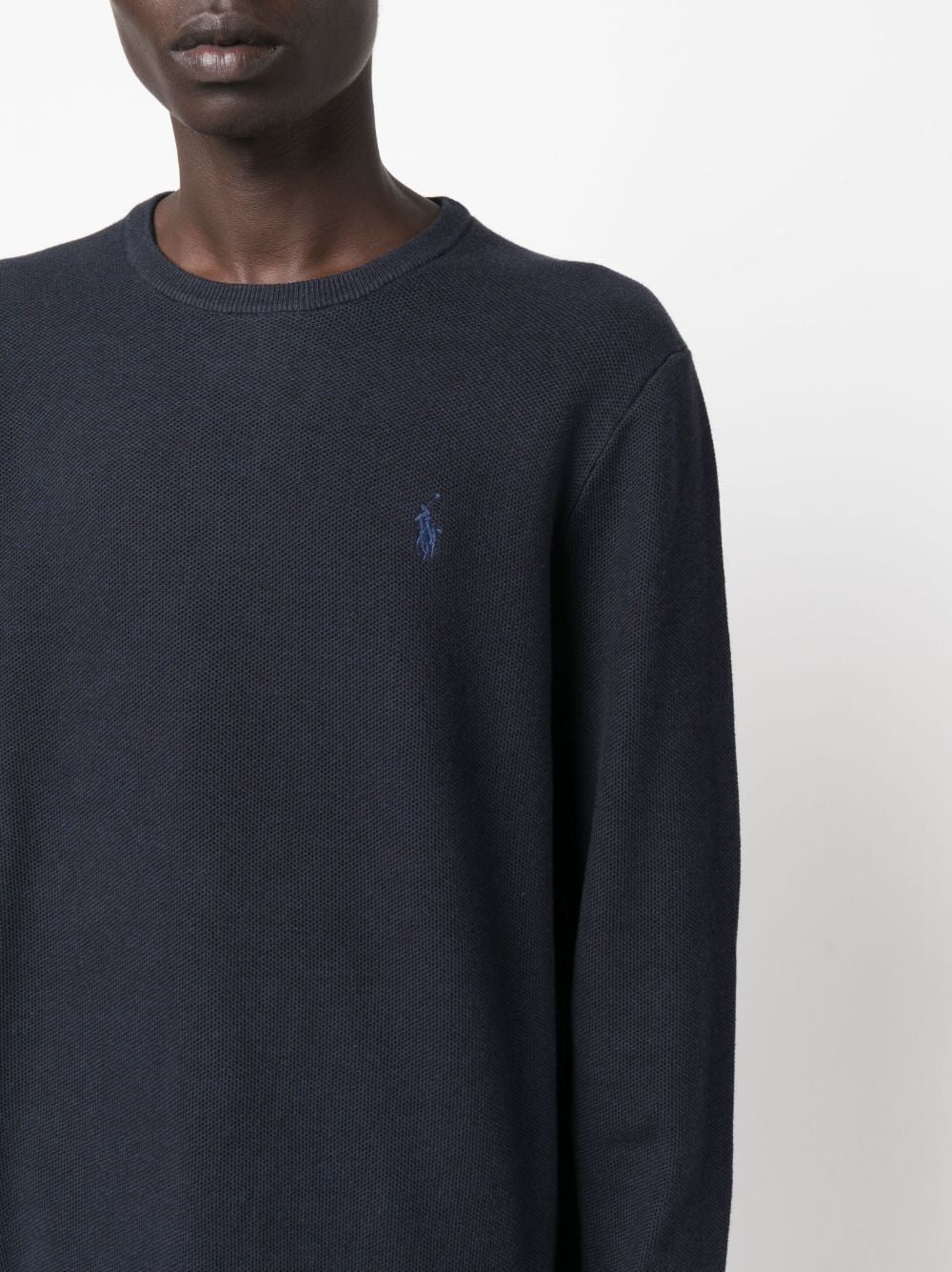 POLO RALPH LAUREN Classic Crewneck Logo Sweater for Men