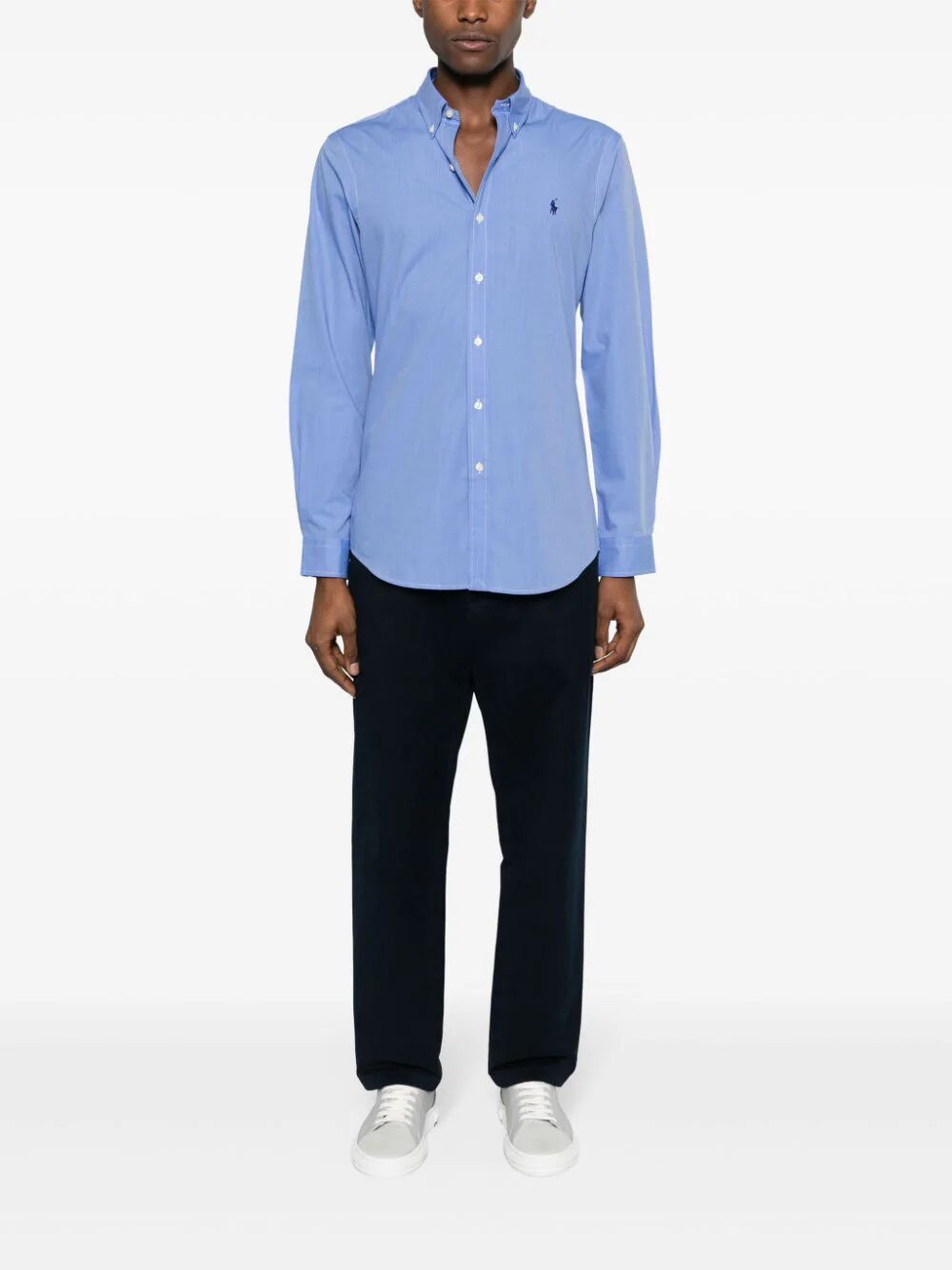 POLO RALPH LAUREN Slim-Fit Stretch Fil-à-Fil Shirt for Men