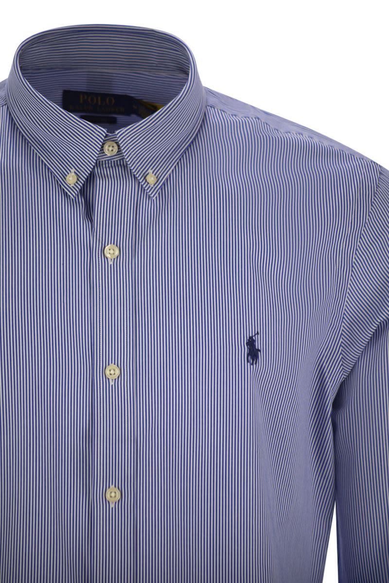 POLO RALPH LAUREN Slim-Fit Striped Stretch Poplin Shirt