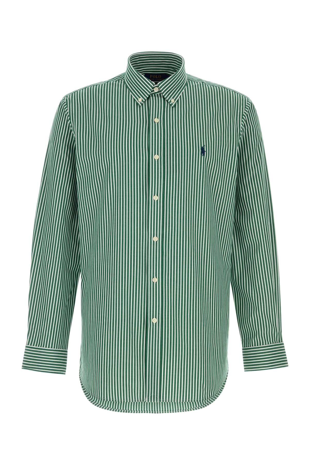 POLO RALPH LAUREN Embroidered Stretch Cotton Shirt for Men