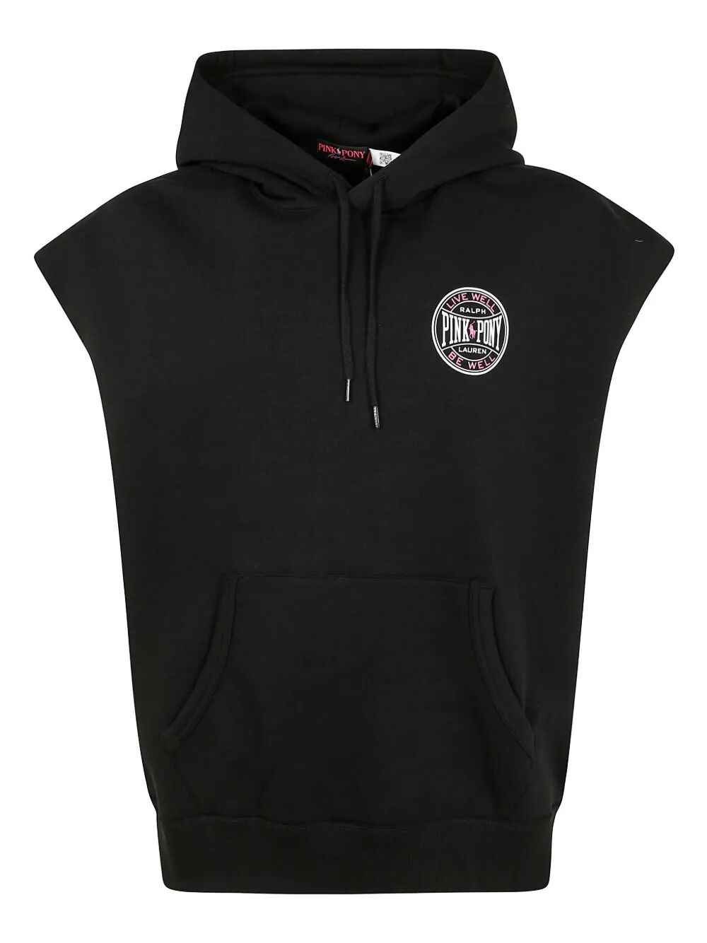 POLO RALPH LAUREN Sleeveless Hoodie with Iconic Pink Pony