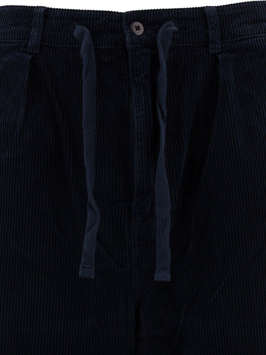 POLO RALPH LAUREN Pleated Corduroy Trousers - Regular Fit, Mid Rise