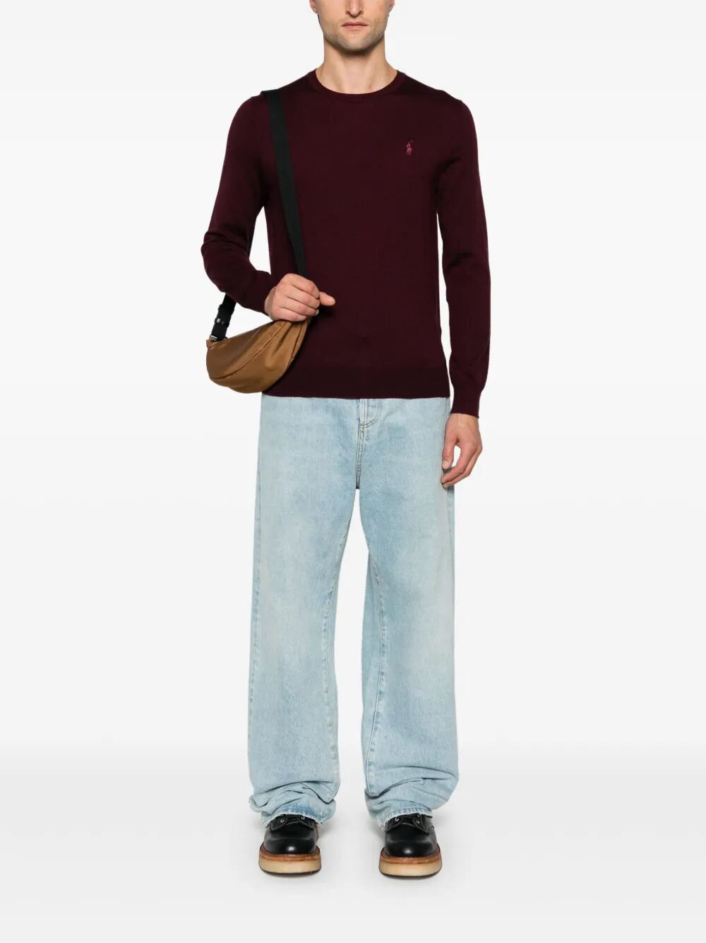 POLO RALPH LAUREN Lightweight Wool Crew-Neck Pullover for Men