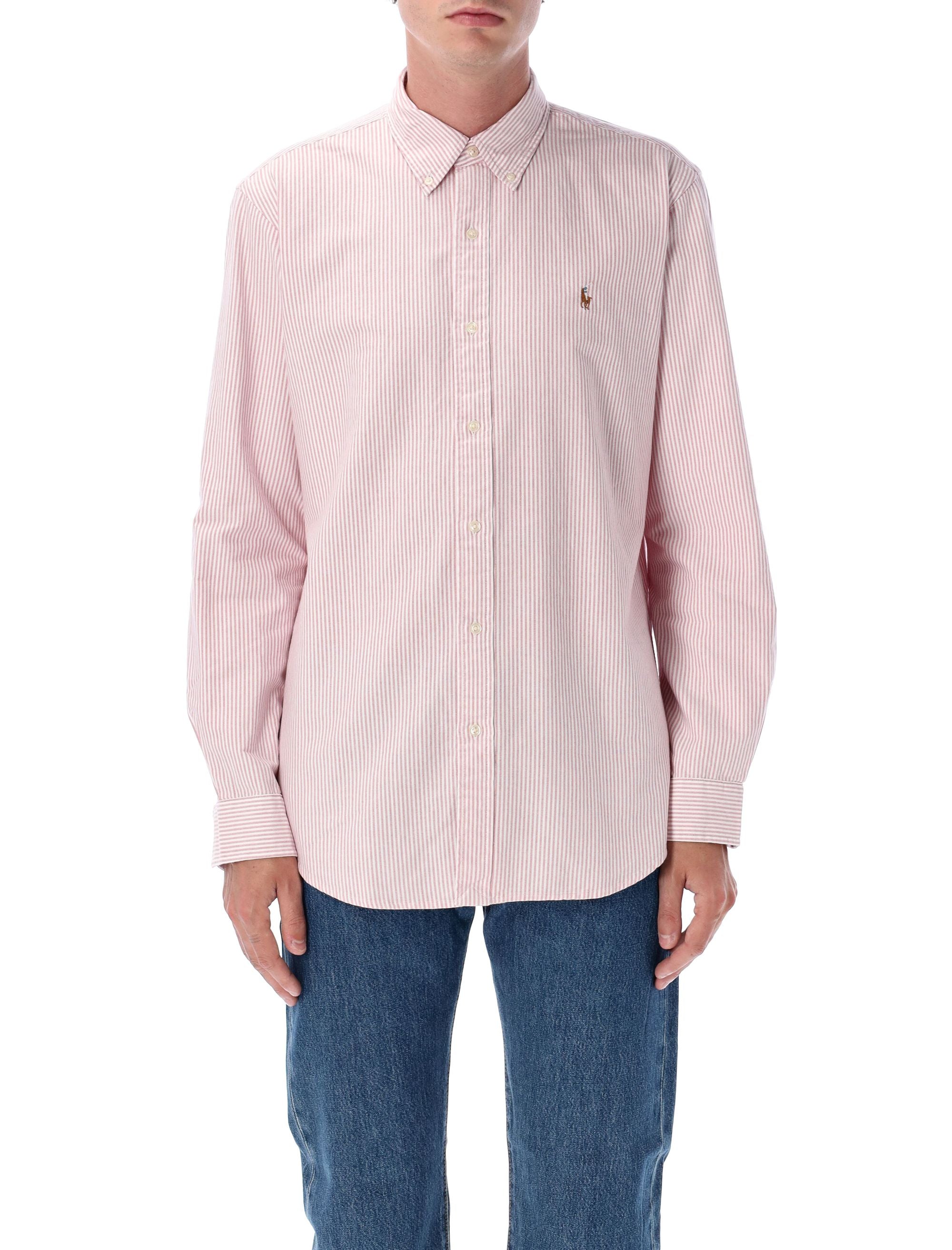 POLO RALPH LAUREN Custom Fit Striped Oxford Shirt - Size L