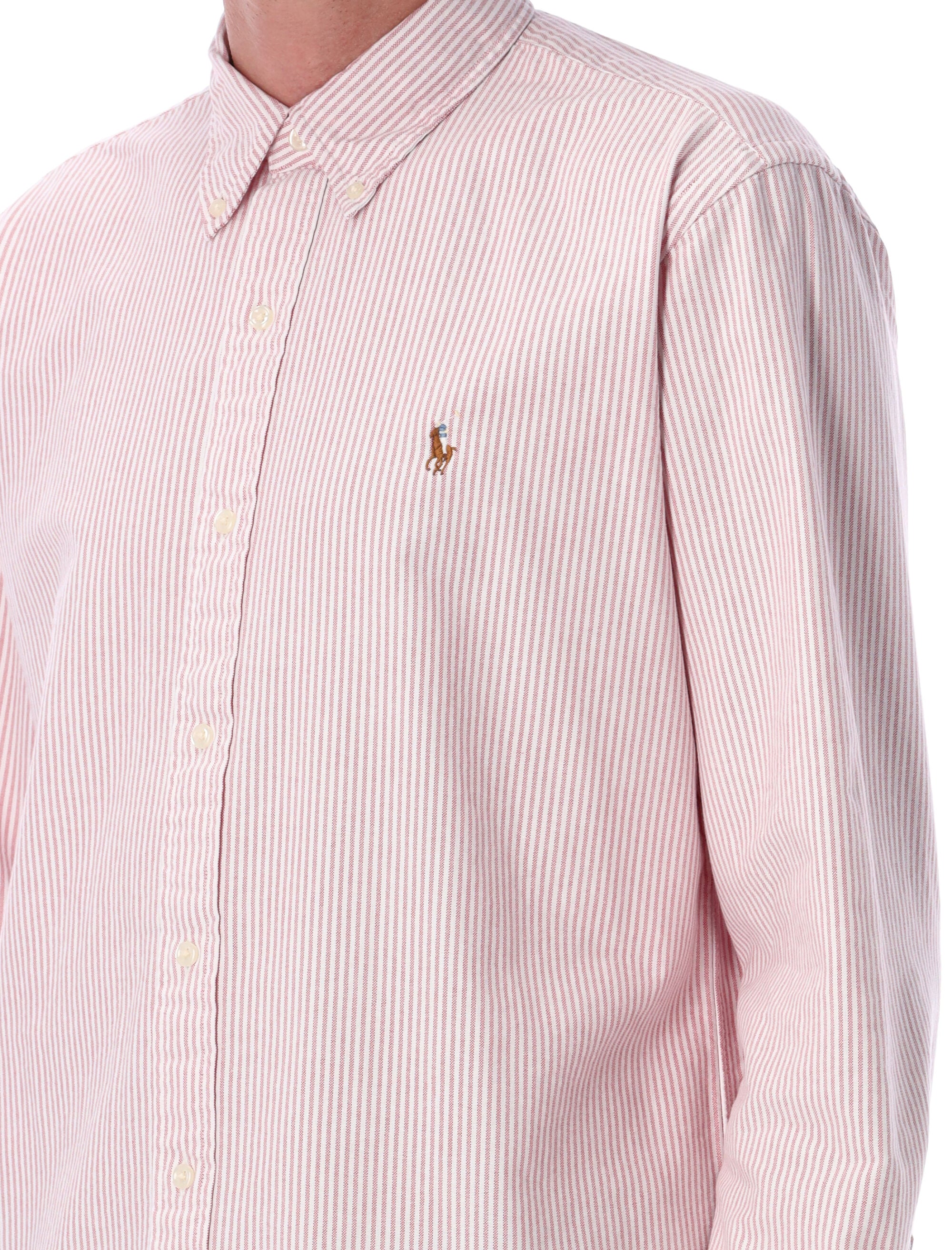 POLO RALPH LAUREN Custom Fit Striped Oxford Shirt - Size L