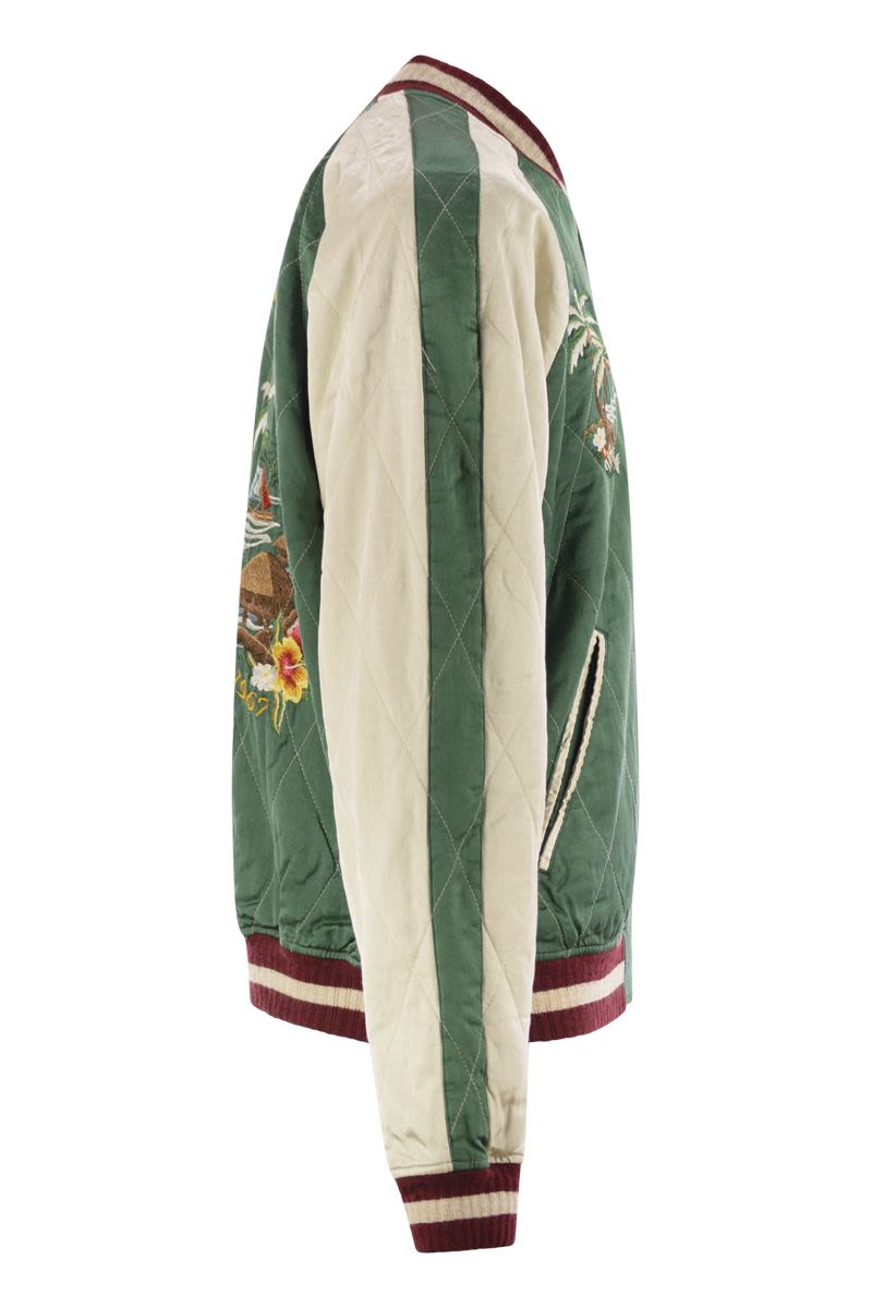 POLO RALPH LAUREN Embroidered Satin Jacket