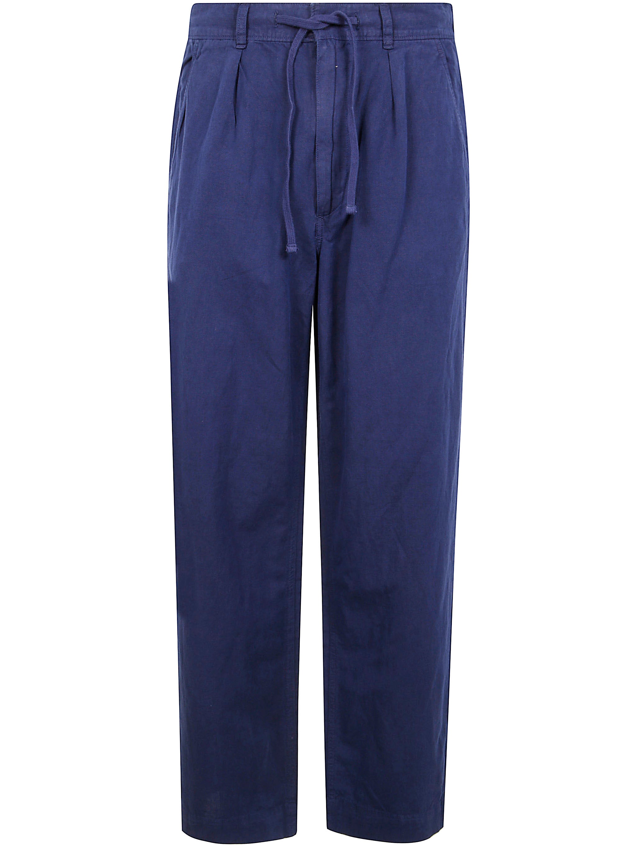 POLO RALPH LAUREN Pleated Linen Blend Pants for Men