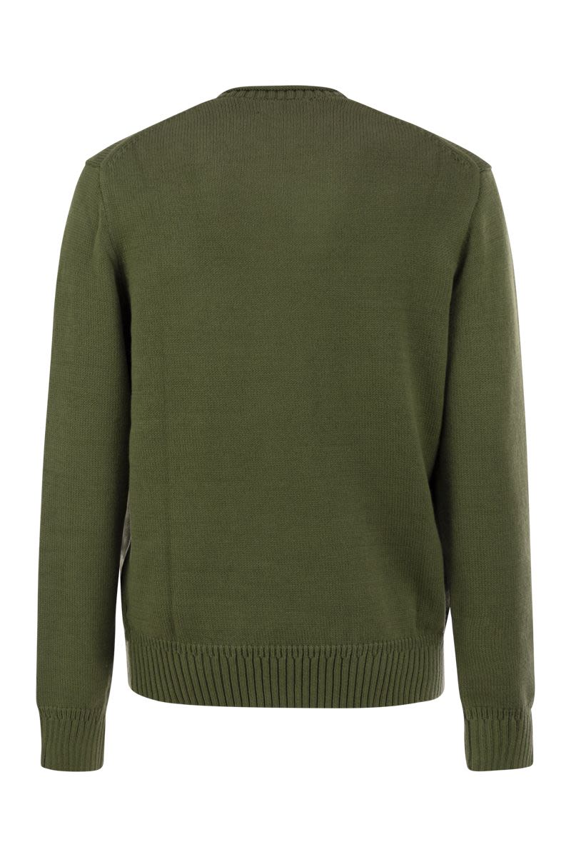 POLO RALPH LAUREN Crewneck Sweater with Iconic Bear