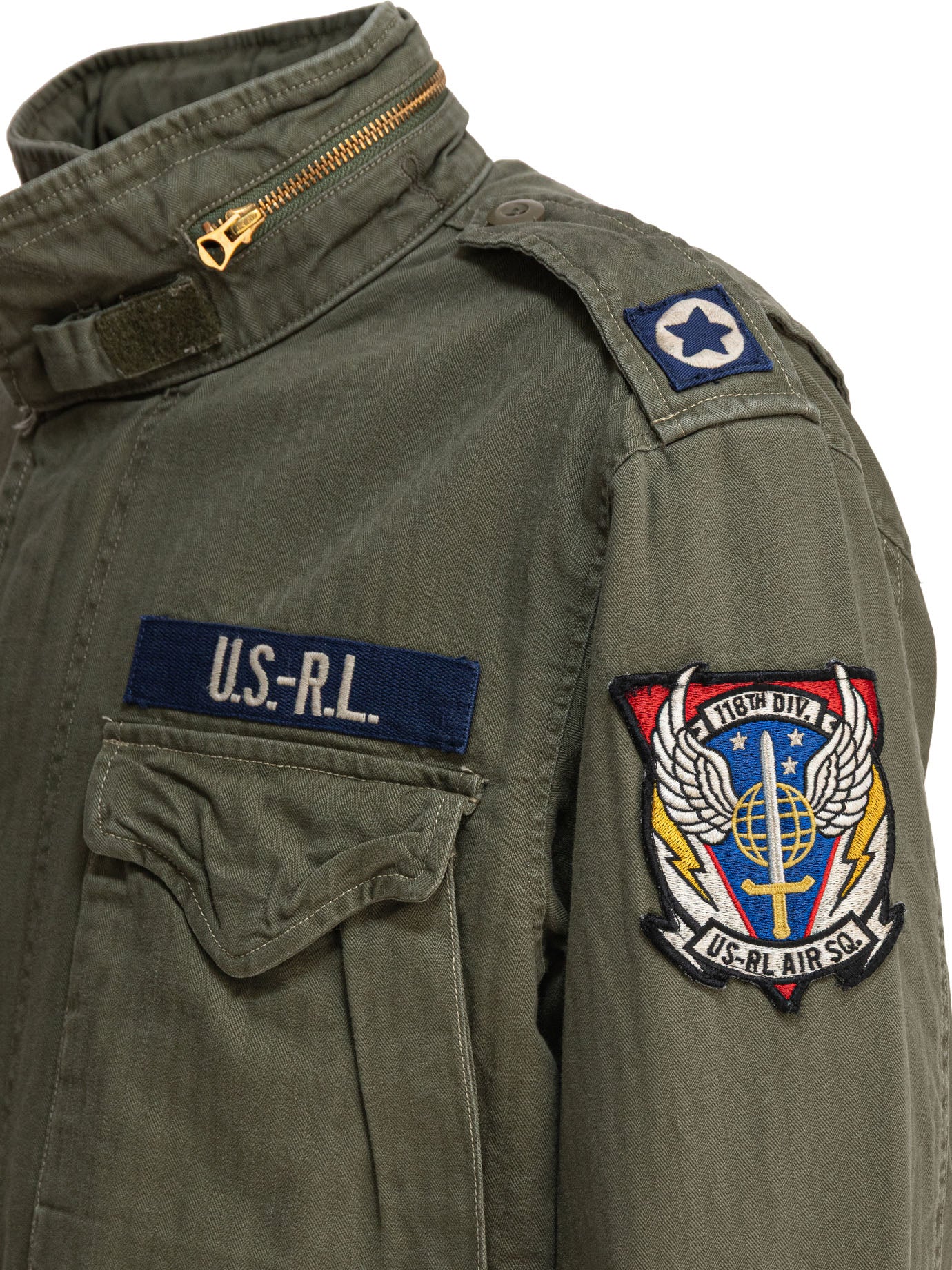 POLO RALPH LAUREN Men's Cotton Jacket with Patches