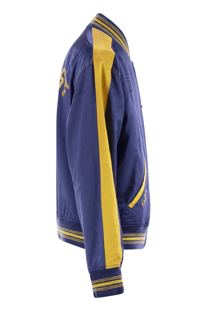 POLO RALPH LAUREN Surf-Themed Letterman Jacket for Men