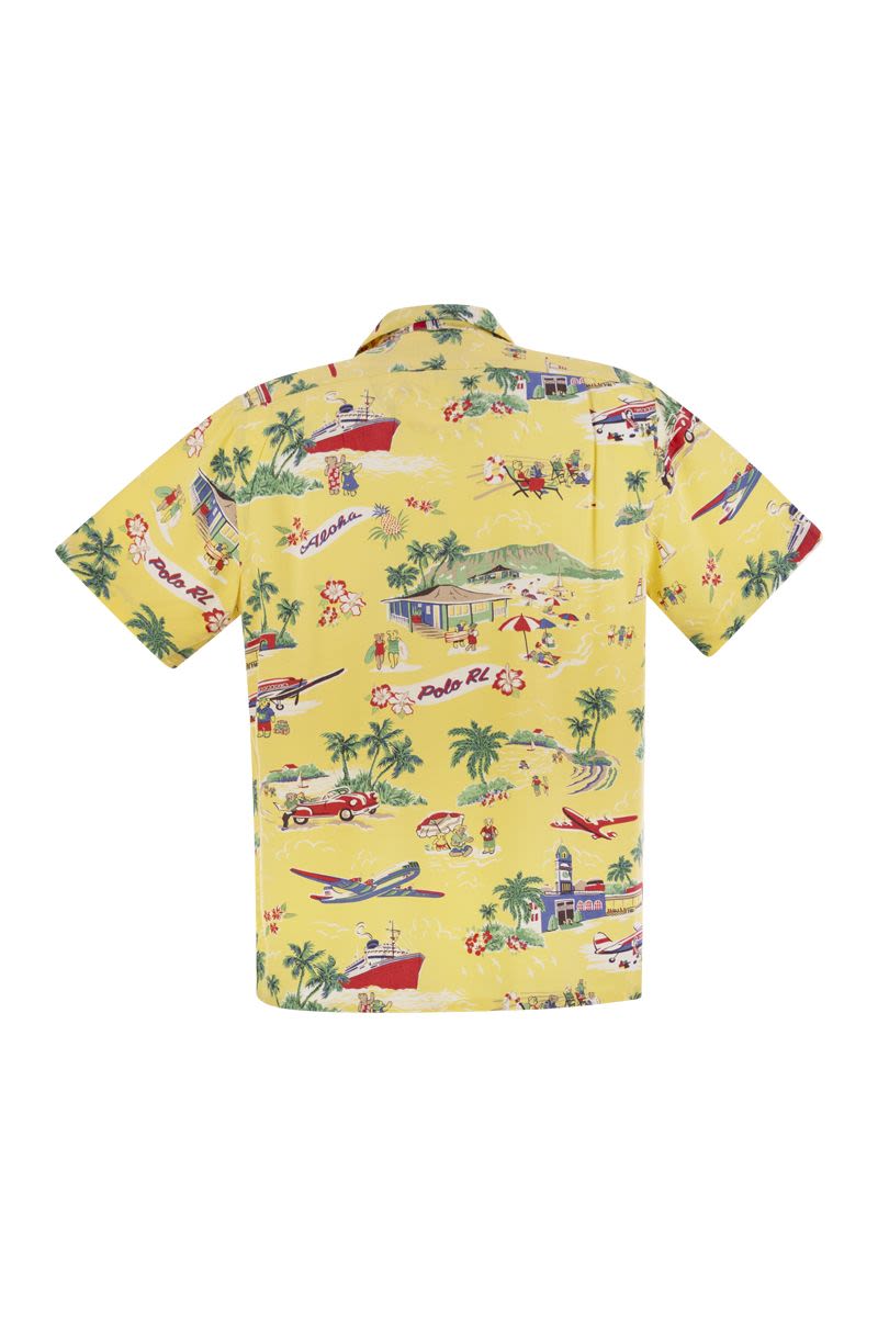 POLO RALPH LAUREN Classic-Fit Saharan Holiday Bear Shirt