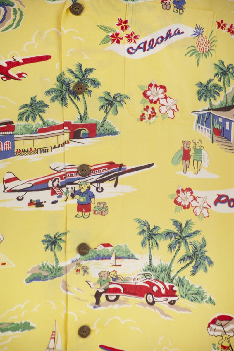 POLO RALPH LAUREN Classic-Fit Saharan Holiday Bear Shirt