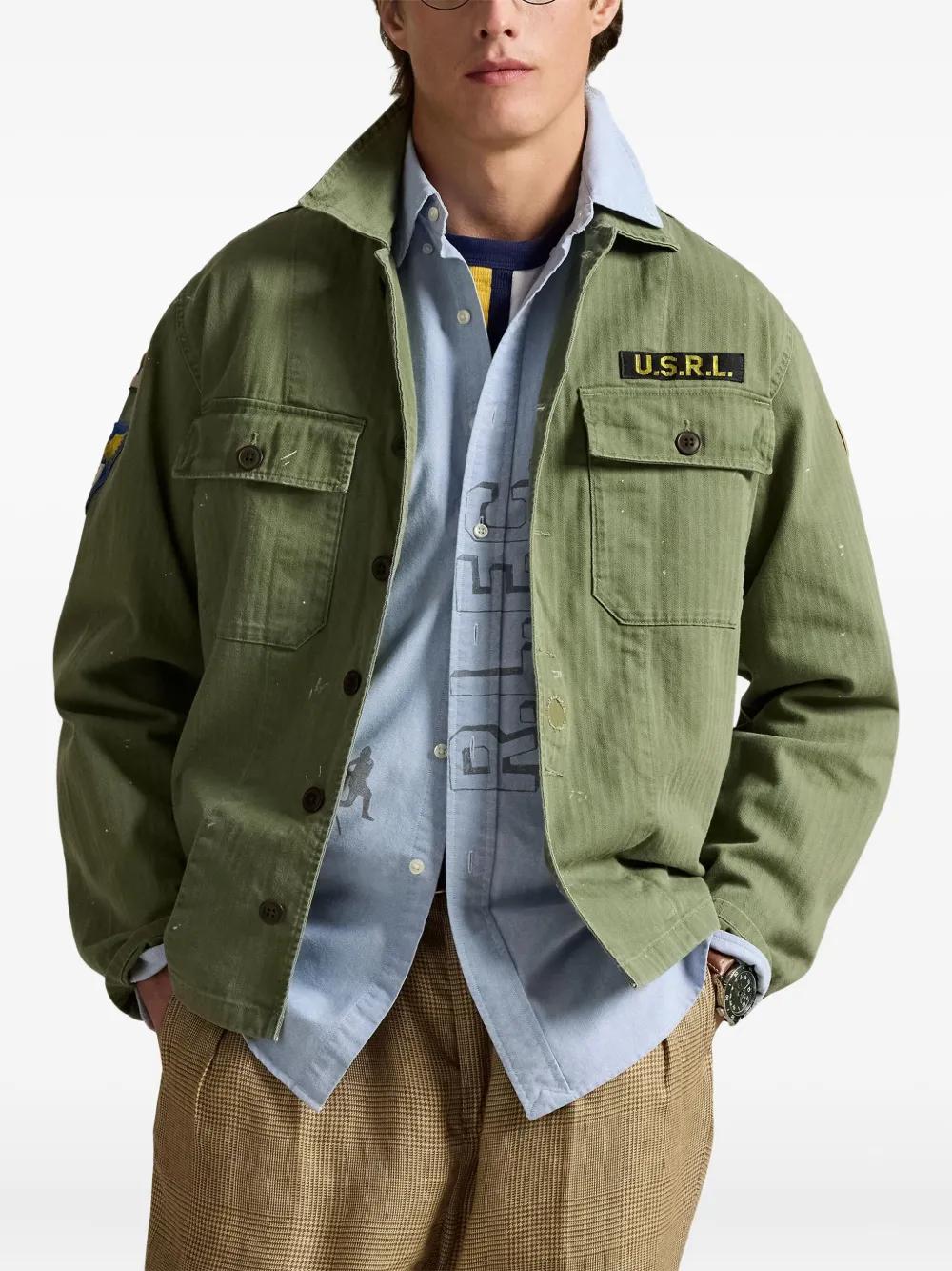 POLO RALPH LAUREN Military Jacket with Patches