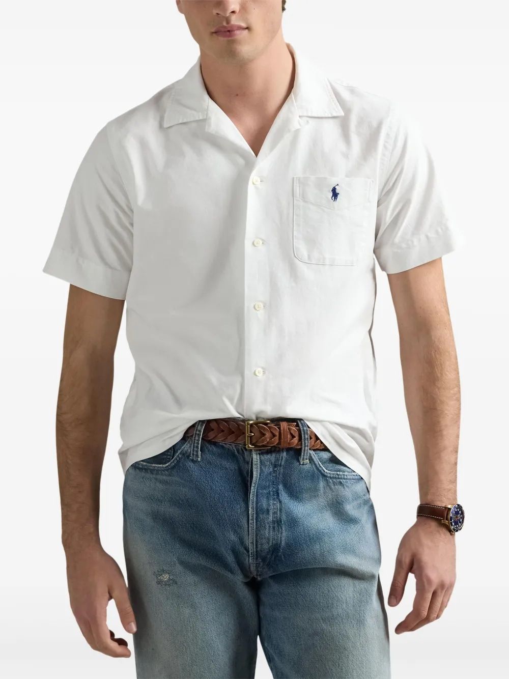 POLO RALPH LAUREN Men's Short Sleeve Casual Mini Shirt