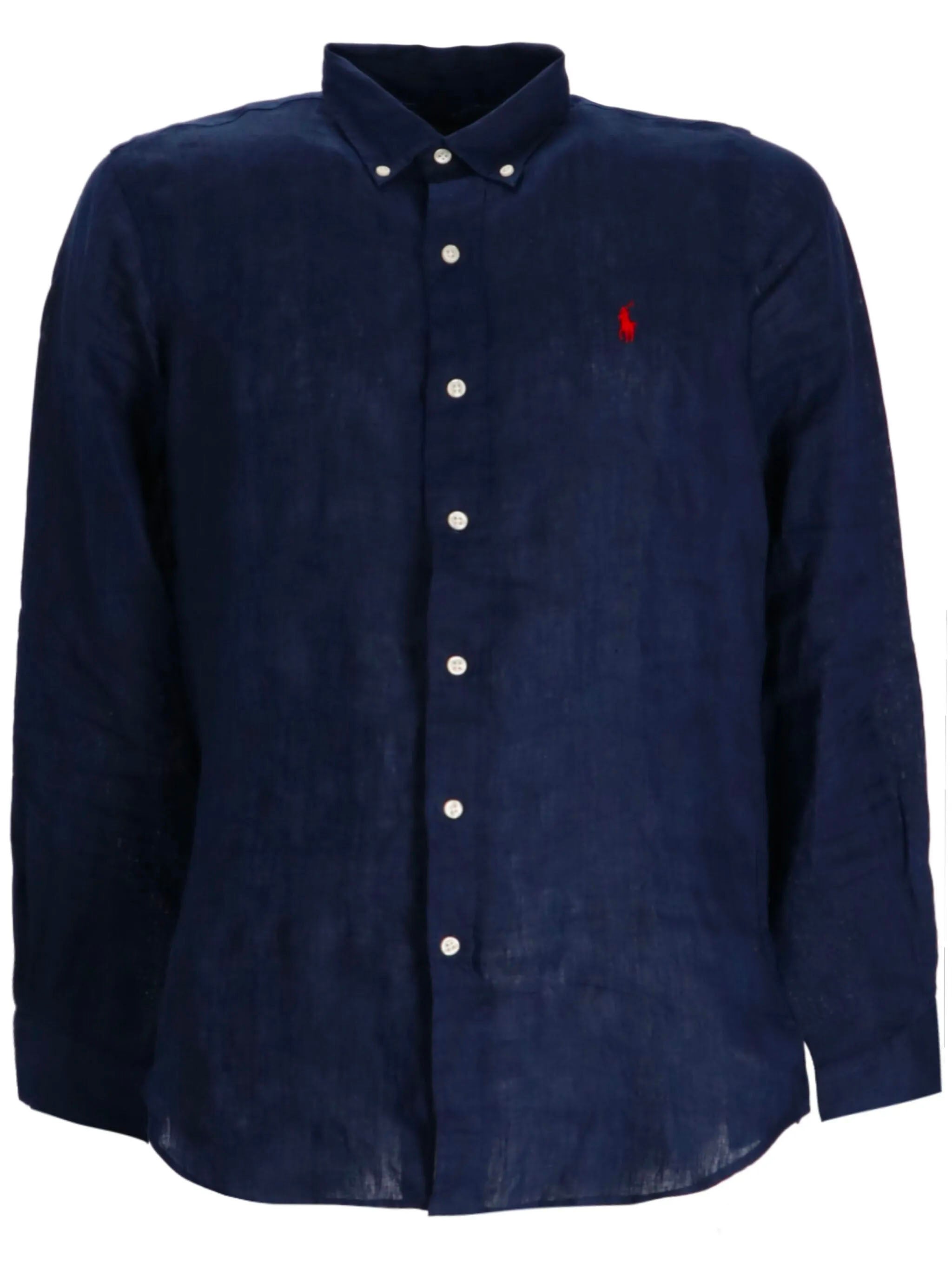 POLO RALPH LAUREN Custom-Fit Linen Shirt - Size M