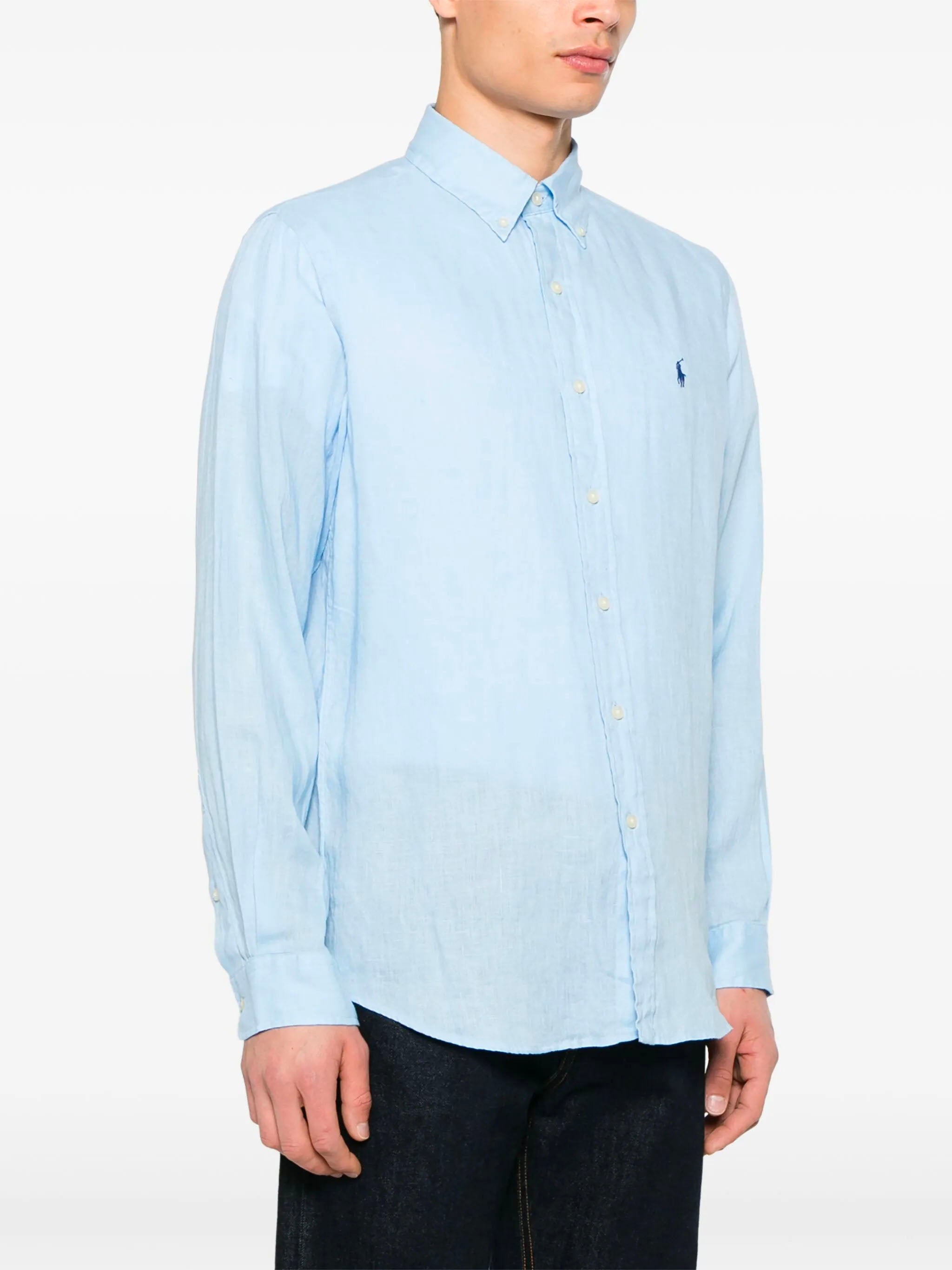 POLO RALPH LAUREN Custom Fit Linen Shirt