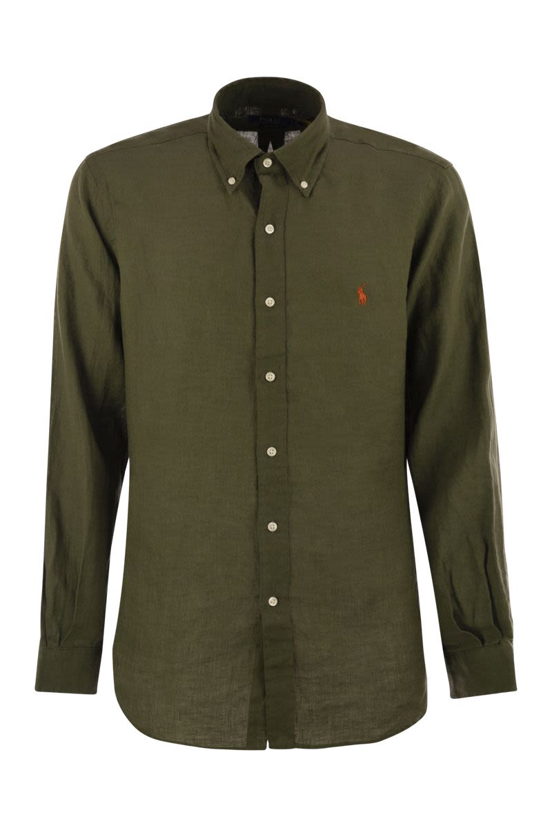 POLO RALPH LAUREN Custom-Fit Linen Shirt for Men