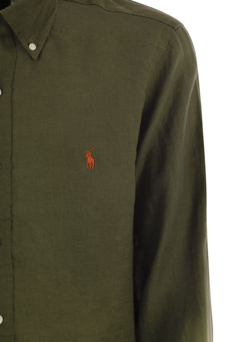 POLO RALPH LAUREN Custom-Fit Linen Shirt for Men