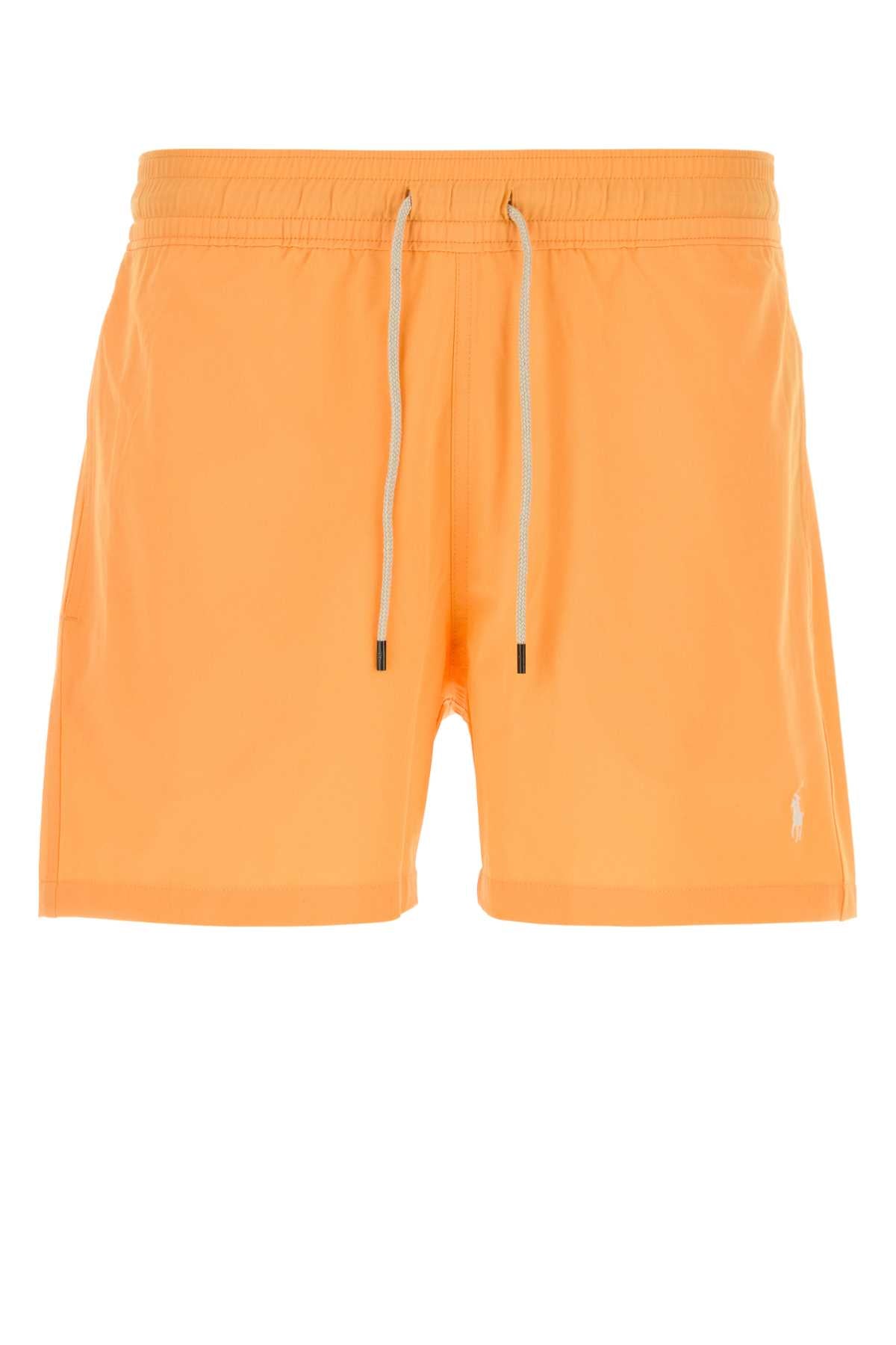 POLO RALPH LAUREN Stretch Polyester Mid-Trunk Swimming Shorts