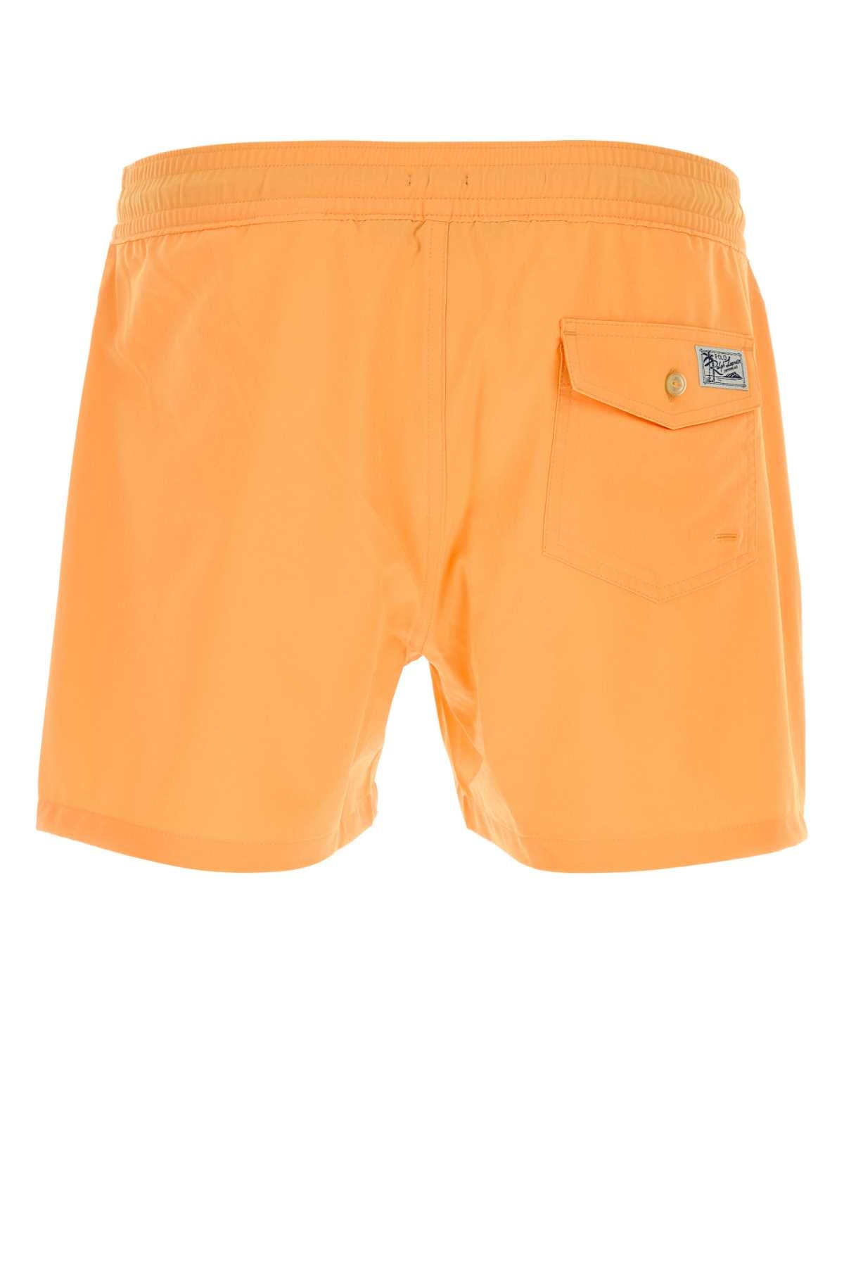 POLO RALPH LAUREN Stretch Polyester Mid-Trunk Swimming Shorts