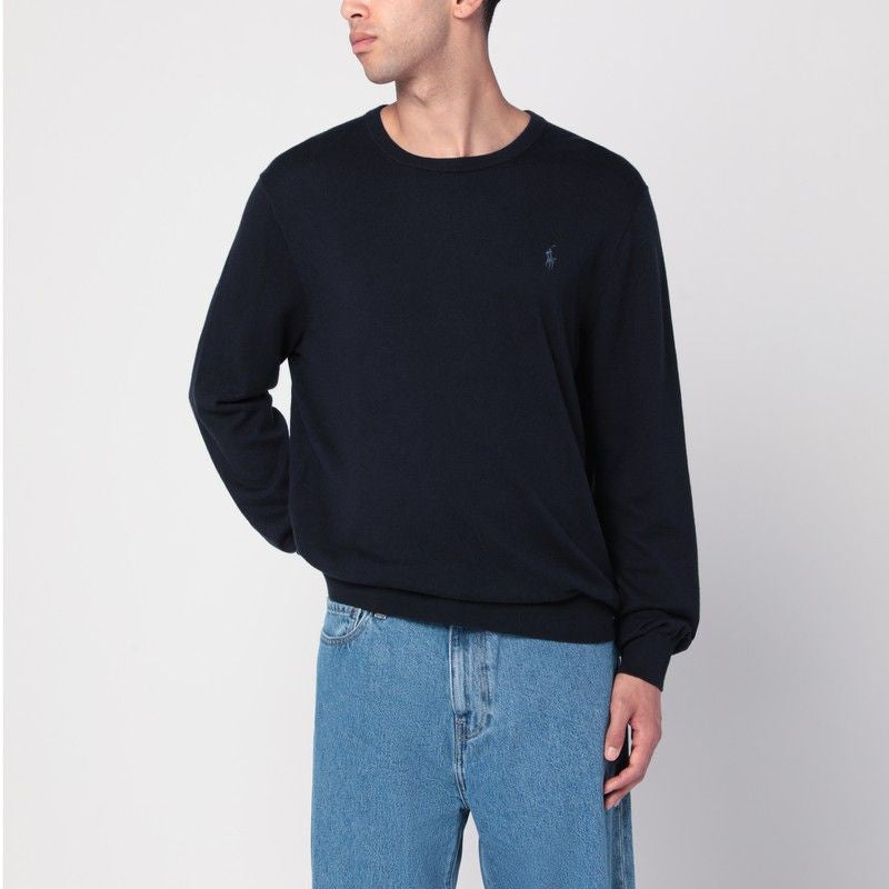 POLO RALPH LAUREN Crew Neck Sweater in Cotton and Cashmere