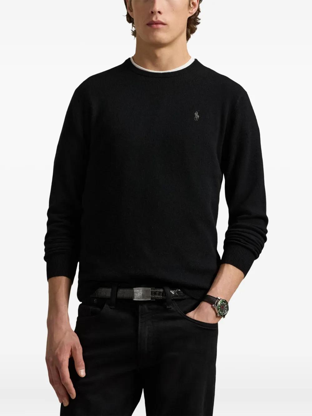 POLO RALPH LAUREN Knit Sweater with Crew Neck for Men