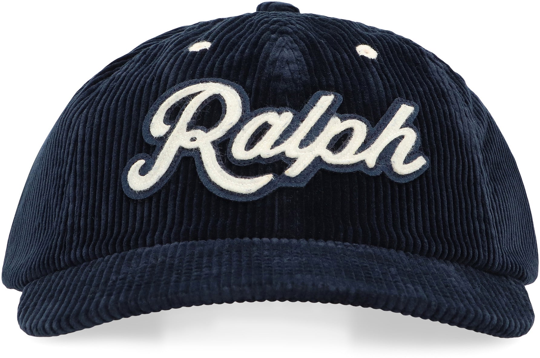 POLO RALPH LAUREN Wide Corduroy Adjustable Baseball Cap with Logo