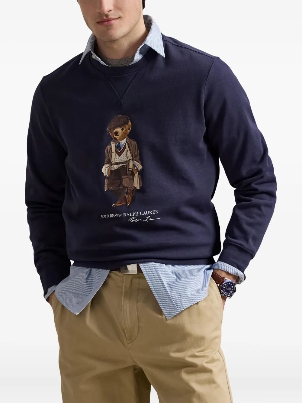 POLO RALPH LAUREN Long Sleeve Sweatshirt for Men - FW25 Collection