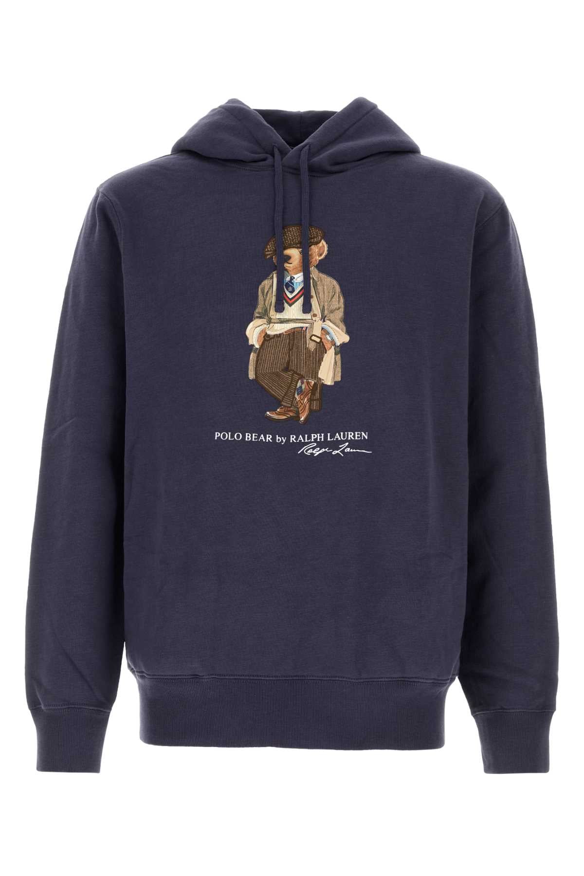 POLO RALPH LAUREN Cotton Blend Hoodie with Iconic Bear Design