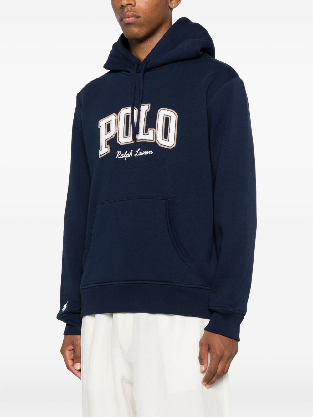POLO RALPH LAUREN Men's Logo Fleece Hoodie - Size M