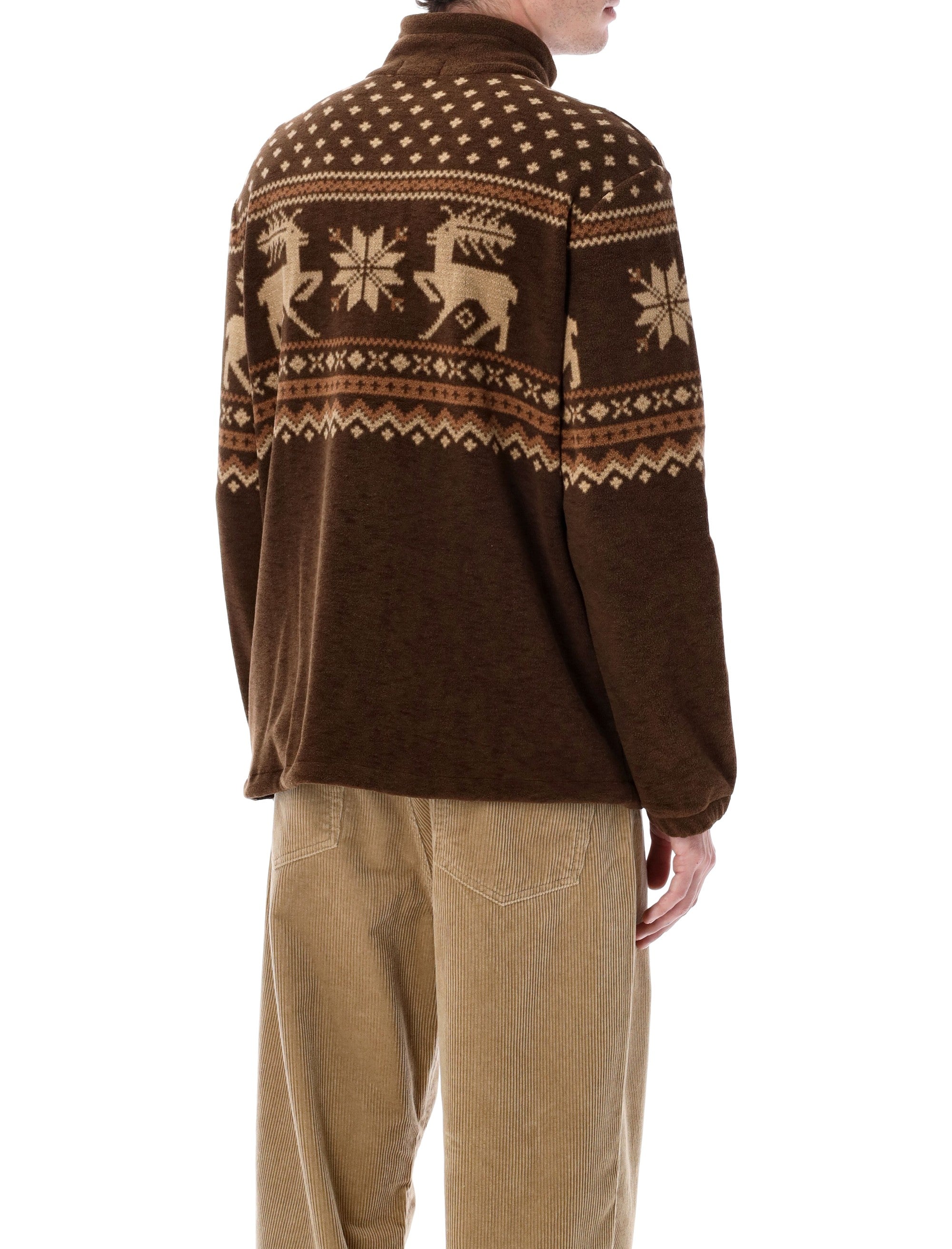 POLO RALPH LAUREN Recycled Fleece Half-Zip Sweater - Size L