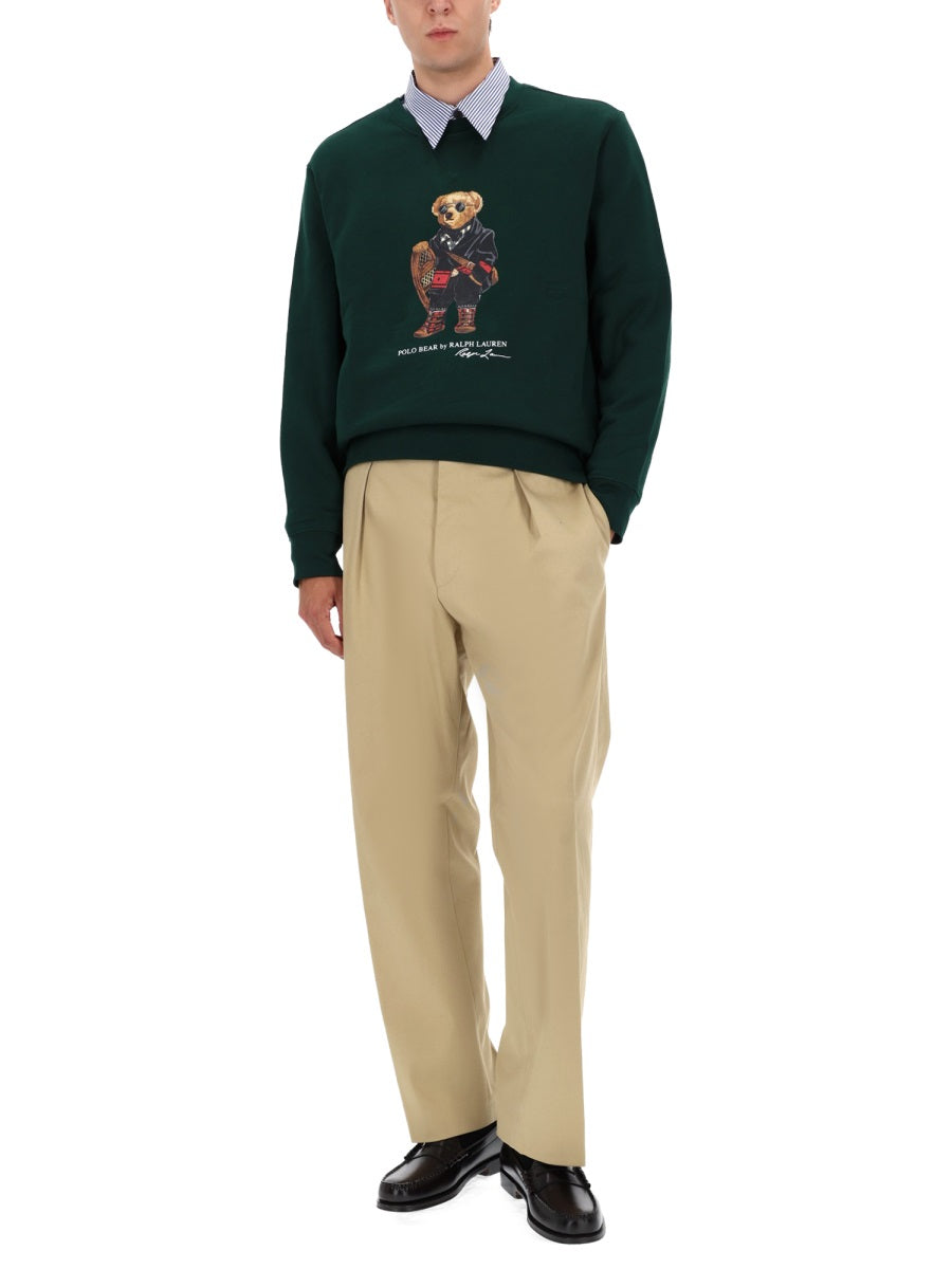 POLO RALPH LAUREN Men's Classic 'Polo Bear' Sweatshirt - Size L
