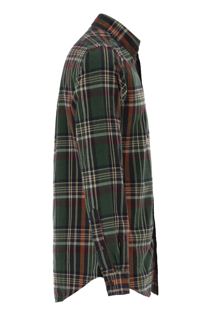 POLO RALPH LAUREN Custom-Fit Checkered Design Oxford Shirt