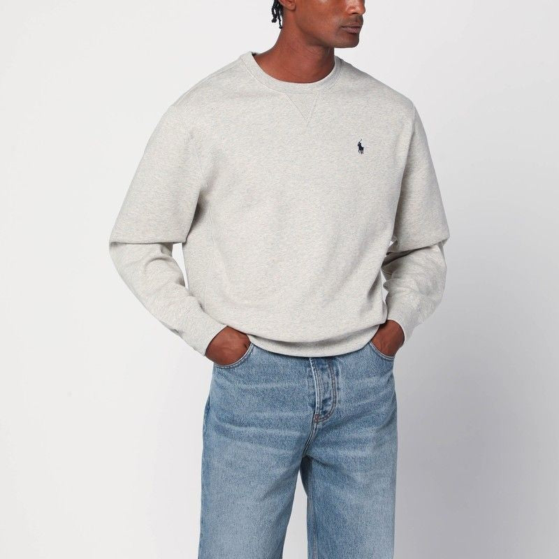 POLO RALPH LAUREN Crew Neck Cotton Blend Sweatshirt for Men