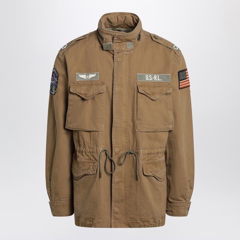 POLO RALPH LAUREN Military Jacket with Stowaway Hood for Men