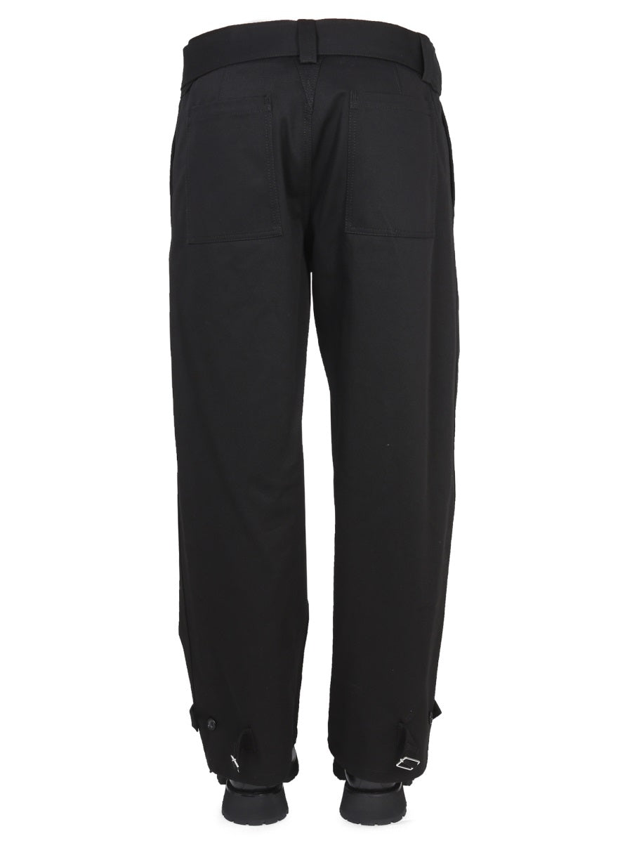 ALEXANDER MCQUEEN Men's Cargo Pants with Belt Closure