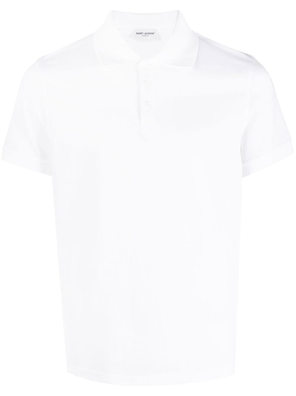 SAINT LAURENT Monogram Polo Shirt - Size L