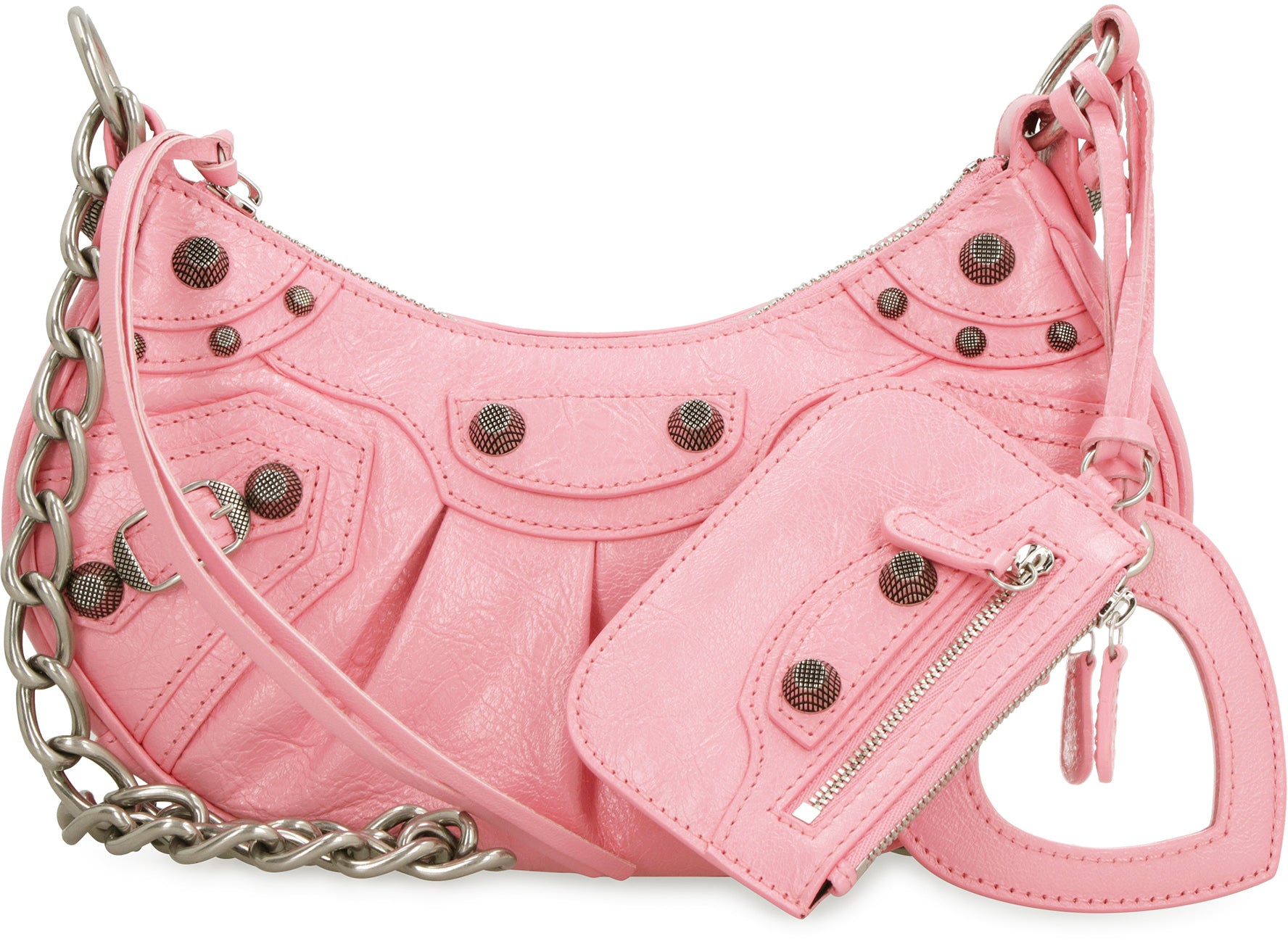 BALENCIAGA Mini Nappa Leather Crossbody Handbag