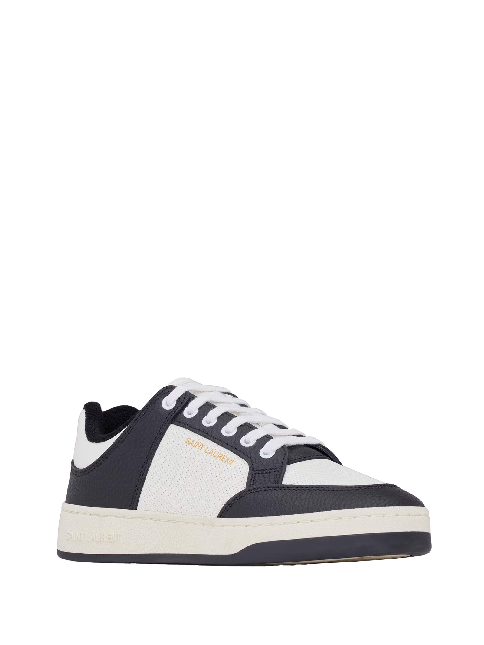 SAINT LAURENT SL/61 Low Sneaker in Perforated Calfskin for Women
