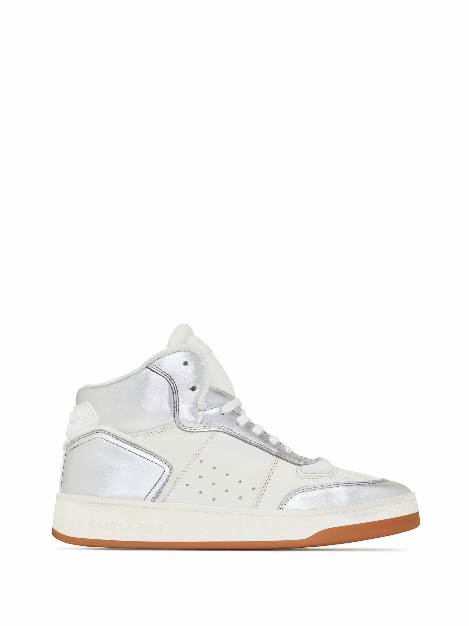 SAINT LAURENT Mid-Top Lace-Up Sneaker for Women